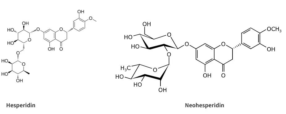 Hesperidin vs Neohesperidin Hesperidin vs Neohesperidin