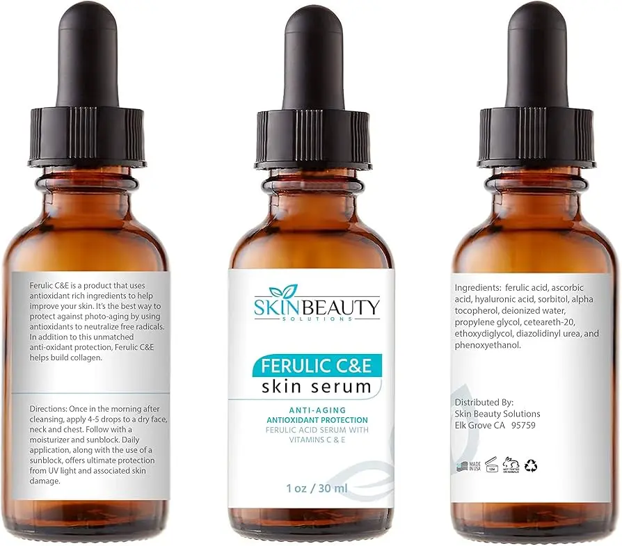 Ferulic Acid Skincare and Cosmetics