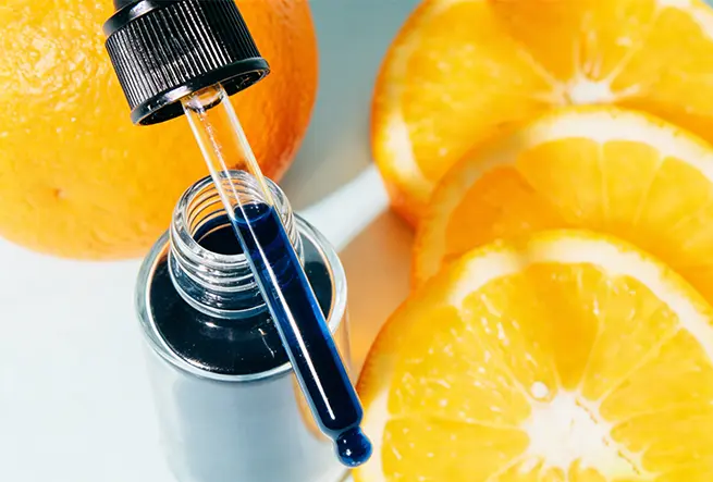 mix vitamin C and copper peptides