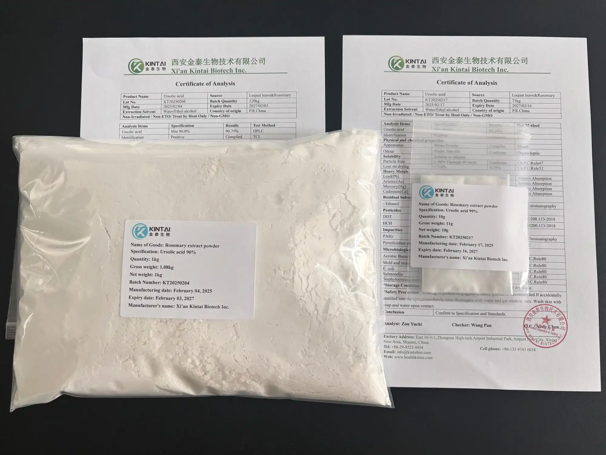 Ursolic acid powder Ursolic acid powder