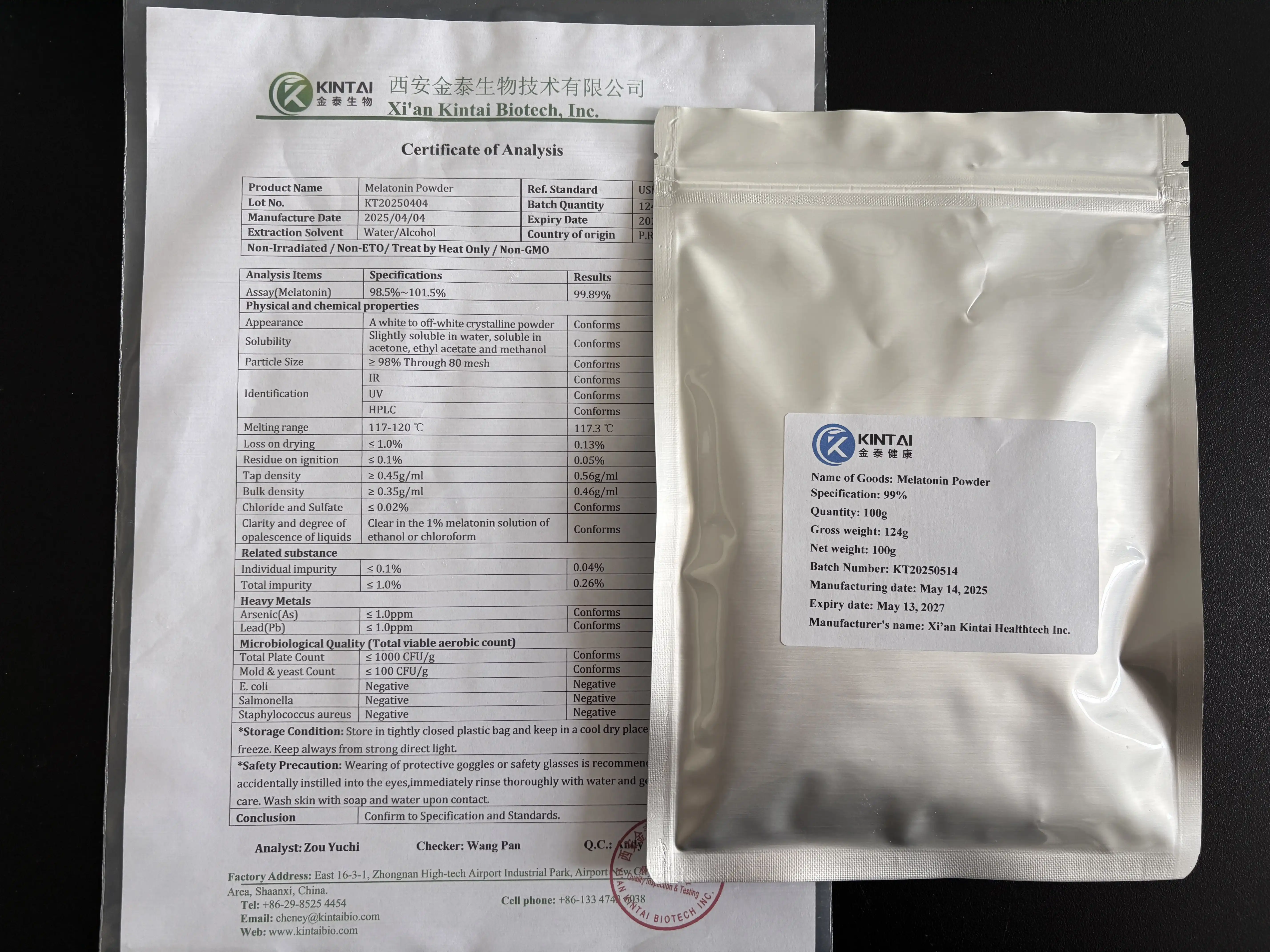 Melatonin powder Melatonin powder