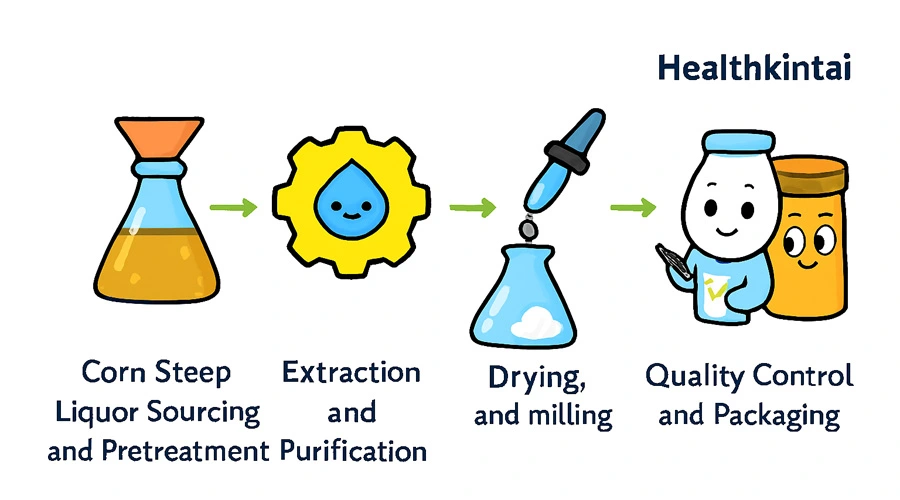 Pure Myo Inositol Powder manufacture processing