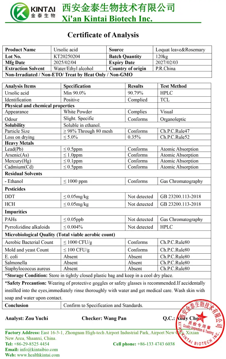 KINTAI Rosemary Extract  COA KINTAI Rosemary Extract  COA