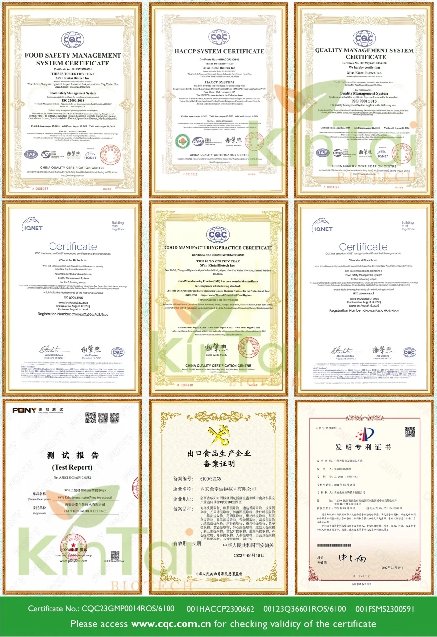 KINTAI certs