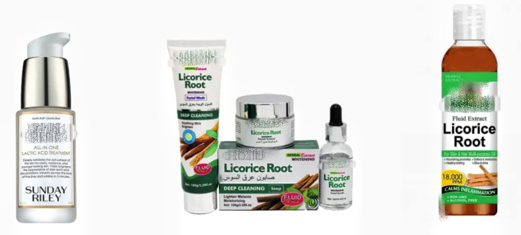 Licorice Root Extract in Skincare Products