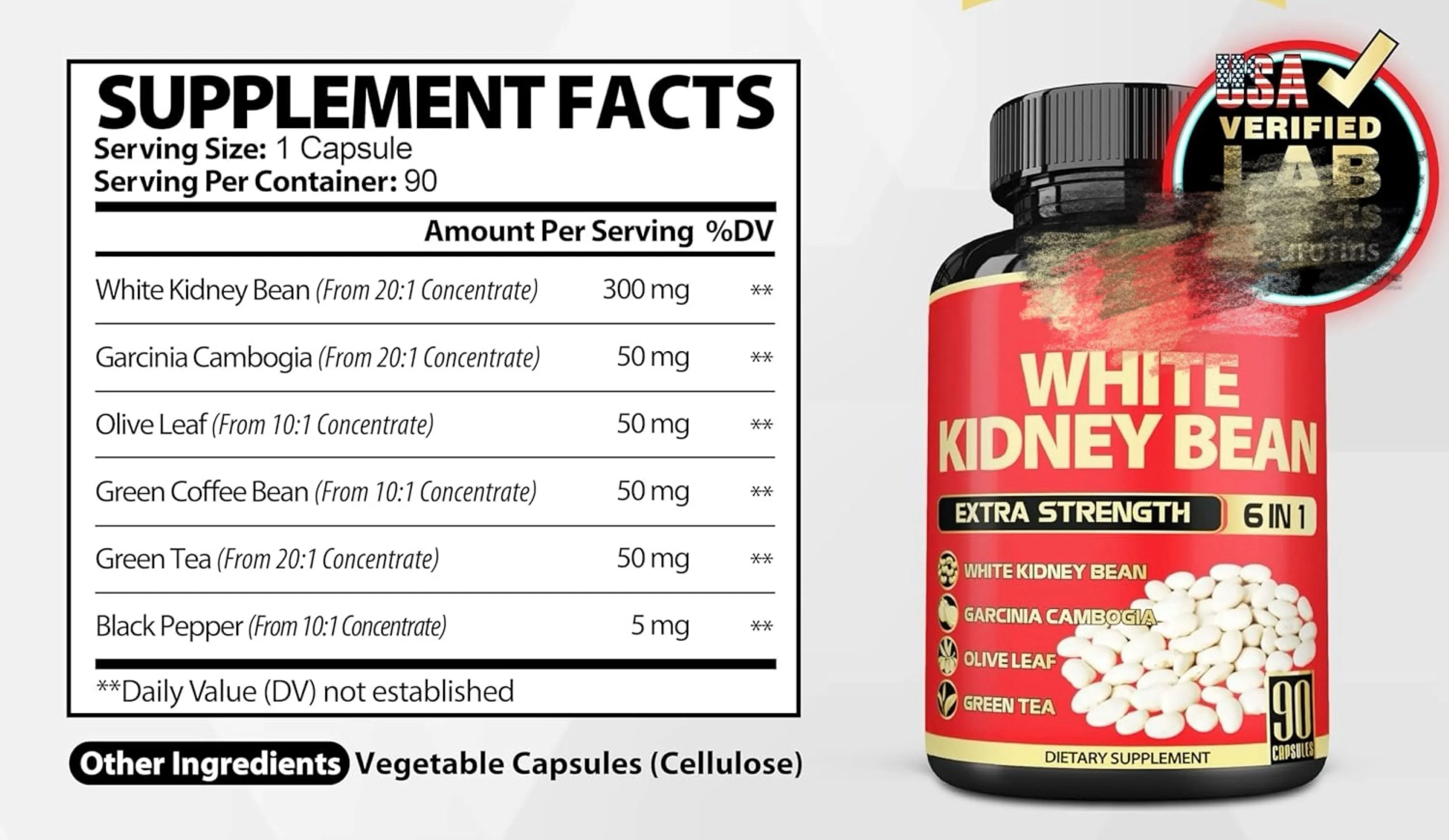Garcinia Cambogia and White Kidney Bean Extract
