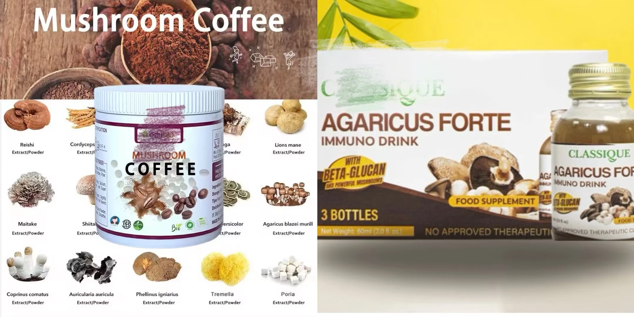 Agaricus Blazei Murill Extract Applications